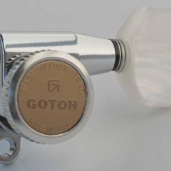 Колки 6 в линию, хром GOTOH SG360-P7 MAGNUM LOCK-TRAD Chrome 6L