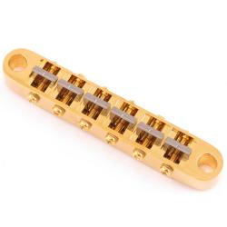 Tune-O-Matic Bridge, титановые седла, позолота GOTOH TI-103BT Gold