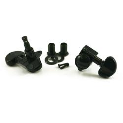 Колки локовые 3+3, черные GROVER 502BC Roto-Grip Locking Rotomatics Black L3R3