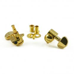 Колки локовые 3+3, позолота GROVER Roto-Grip Locking Rotomatics Gold L3R3