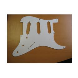 Панель на Stratocaster 57 style, белый однослойный пластик, 8 крепежных отверстий GUITARCRAFT SC-W1