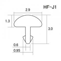 Лады Jumbo, ширина 2.9 мм, один отрезок 25 см HOSCO HF-J1