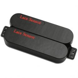 Звукосниматель для электрогитары, черные крышки LACE SENSOR Dually Red Red BK