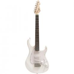 Электрогитара, форма Stratocaster, пассивные звукосниматели S-S-S PEAVEY Raptor SSS Gloss White