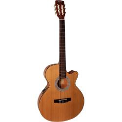 Электроакустическая гитара, с вырезом, корпус: SFX, верх - кедр, низ и обечайка - красное дерево, гр... CORT CEC-1 Natural