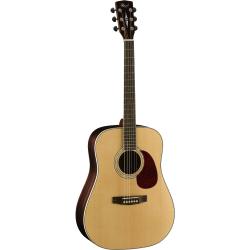 Акустическая гитара ,корпус: палисандр с верхом из цельной ели, дредноут, цвет натуральный лак. CORT Earth 100R Natural