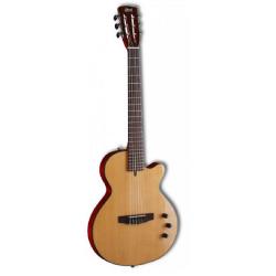 Электроакустическая гитара, корпус: цельный из красного дерева с полостями , верх - ель, мензура: 650 мм (25.6
