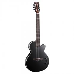 Электроакустическая гитара, корпус: цельный из красного дерева с полостями , верх - ель, мензура: 65... CORT Sunset Nylectric Black