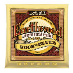 Струны для акустической гитары Earthwood 80/20 Rock & Blues (10-13-17-30-42-52) ERNIE BALL 2008