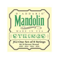 Струны для мандолины D'ADDARIO EJ-62