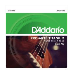 Струны для укулеле сопрано, нейлон Titanium D'ADDARIO EJ-87-S