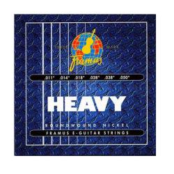 Струны для электрогитары Blue Label 11-50 (Heavy), никель FRAMUS 45230