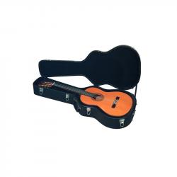 Фигурный кейс для классической гитары, деревянная основа, черный tolex ROCKCASE RC10608 B