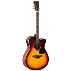 Электроакустическая гитара, цвет BROWN SUNBURST YAMAHA FSX820CBS