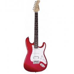 Электрогитара Stratocaster HSS, цвет - красный FERNANDES LE-1Z CAR R