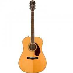 Акустическая гитара с кейсом, цвет натуральный FENDER PM-1E Dread Std Nat OV