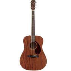 Акустическая гитара, массив красного дерева FENDER PM-1 Dreadnought All Mahogany with Case Natural