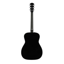 Акустическая гитара, топ массив ели, цвет черный FENDER CC-60S BLK