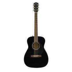 Акустическая гитара, топ массив ели, цвет черный FENDER CC-60S BLK