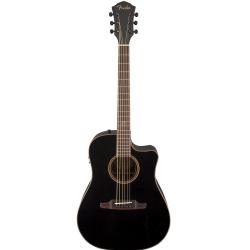 Электроакустическая гитара, цвет черный FENDER F1020SCE DREADNOUGHT BLACK