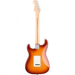 Электрогитара American Pro Stratocaster, цвет сиенна санберст (ясень), кленовая накладка грифа FENDER AM PRO STRAT MN SSB ASH
