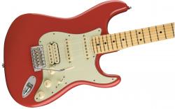 Электрогитара, HSS Stratocaster, цвет красный FENDER AM SPEC STRAT HSS MN FRD