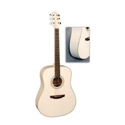 Акустическая гитара, цвет белый, скос под правую руку FLIGHT AD-200 WH