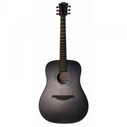 Акустическая гитара, Дредноут, цвет черный LAG GLA LE18-SK3D
