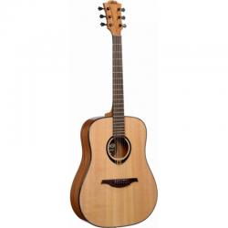 Акустическая гитара Дредноут, цвет натуральный LAG T80D
