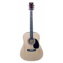 Акустическая гитара, дредноут, цвет: натуральный VESTON D-40 SP N