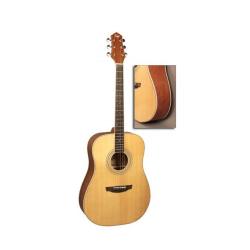 Акустическая гитара, леворукая, цвет натурал, скос под правую руку FLIGHT AD-200 NA LH
