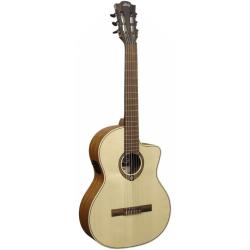 Классическая гитара с подключением, цвет натуральный LAG GLA OC88CE