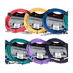 Инструментальный кабель 4,5 м, TS-TS 6,3 мм JOYO CM-04 Cable Green