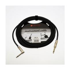Инструментальный кабель, 4,5 м, TS-угловой TS 6,3 мм JOYO CM-12 Cable Black