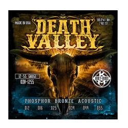 Струны для акустической гитары KERLY KDV-1255 Death Valley Phosphor Bronze Tempered