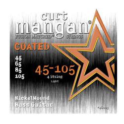 Струны для бас-гитары CURT MANGAN Nickelplated Bass Strings COATED 45-105