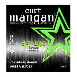 Струны для 5-струнной бас-гитары CURT MANGAN Stainless Bass Strings 45-130 5 String
