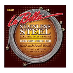 Струны для бас-гитары LA BELLA M42 Stainless Custom Light 40-100