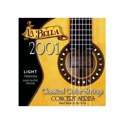 Струны для классической гитары LA BELLA 2001 Classical Clear Nylon Light Tension