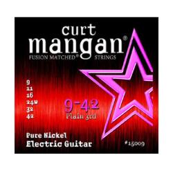 Струны для электрогитары CURT MANGAN Electric Pure Nickel 09-42