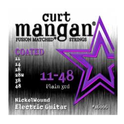 Струны для электрогитары CURT MANGAN Electric Pure Nickel 11-48