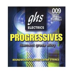 Струны для электрогитары GHS PRXL 9-42 Extra Light Progressives Electrics
