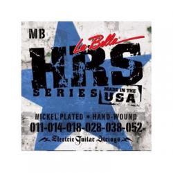 Струны для электрогитары, калибр 11-52 LA BELLA HRS-MB Nickel Rounds Medium Blues 11-52