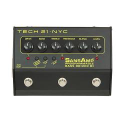 Трехканальная программируемая педаль для бас-гитары TECH 21 NYC SansAmp Programmable Bass Driver DI