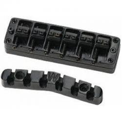 Бридж + струнодержатель для 6-струнного баса, чёрный WARWICK SP W 30135 6B