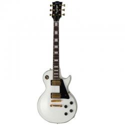 Электрогитара типа Gibson Les Paul , snow white BURNY RLC55 SW