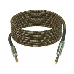 Готовый инструментальный кабель, длина 3м, никелированные разъемы Mono Jack, оболочка твид KLOTZ VIN-0300 59er