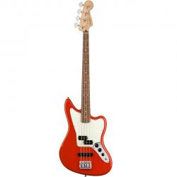 Бас-гитара, цвет красный FENDER PLAYER JAGUAR BASS PF SRD