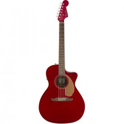 Электроакустическая гитара, цвет красный металлик FENDER Newporter Player CAR