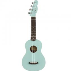 Укулеле сопрано, цвет голубой FENDER Venice Soprano Uke DPB NRW